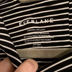 EVERLANE striped bodysuit